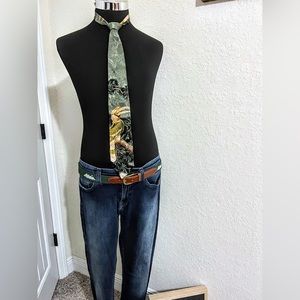 Endangered Species Tie (Rhinoceros Hornbius) “Lone Survivor”